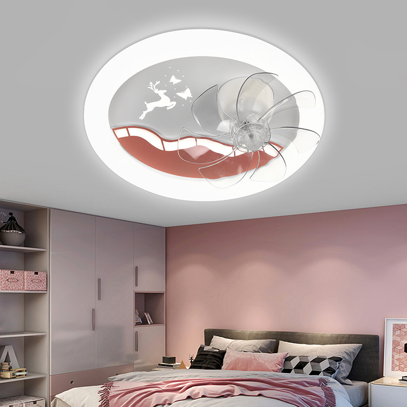 Princesa Lámpara de techo Lámpara de techo Cohete Astronauta Ventilador Habitación de dormitorio Todos los niños Spectrum para niñas Niños