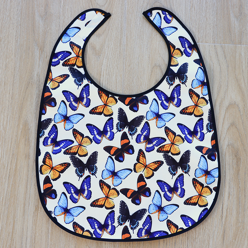 나비 작은 턱받이 B03