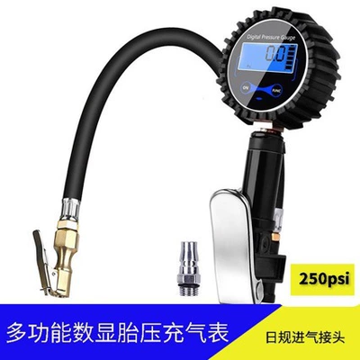 air hose clamp-type tire pump – Air pressure gauge/tire pressure gauge