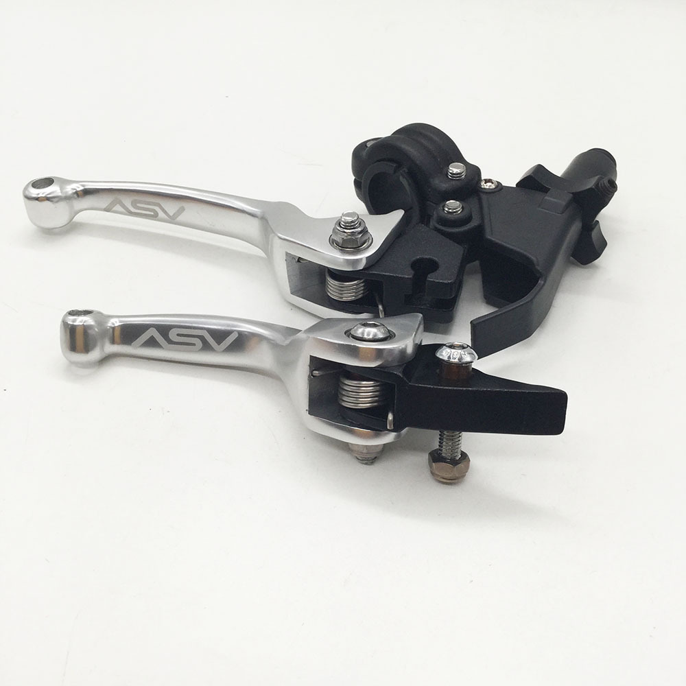 Supply of Off-Road Motorcycle Asv Second Generation Forged Black Seat Aluminum Alloy Cnc Brake Lever Clutch Handle