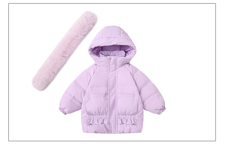 Winter children's New girls' down jacket Mid length thick collar Korean version jacket【_voghion.com
