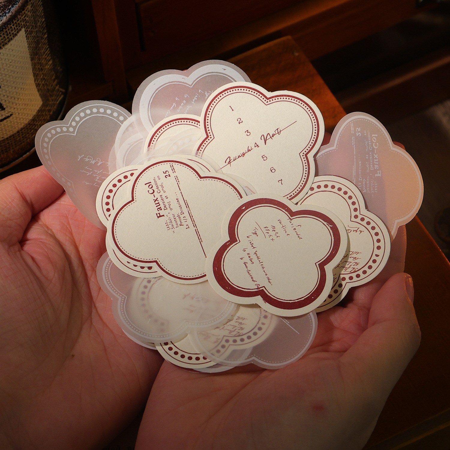 Cross-Border Mountains and Seas Notebook Series Vintage Asymmetric Artistic Handwritten Diary Decorative Collage Handbook DIY 30 Sheets Included