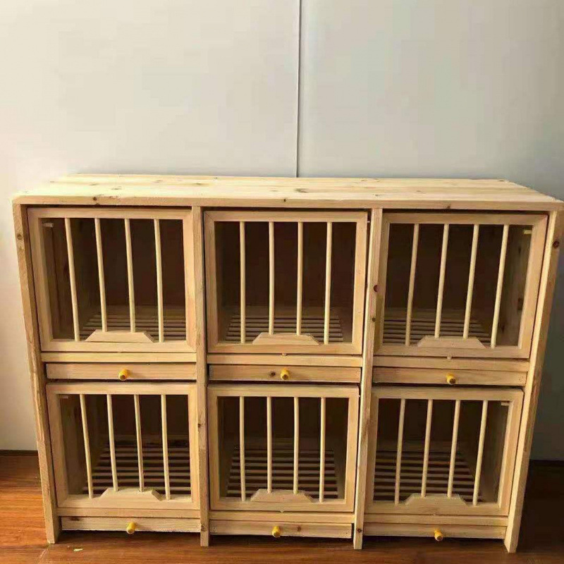 鳩組み合わせ鳩の巣箱競技鳩ケージ木製器具大型マッチングケージ無垢材種鳩調整|undefined