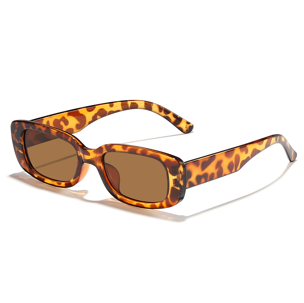 2021 nueva moda pequeño marco cuadrado gafas de sol jalea color gafas marco moda gafas de sol transfronterizo AliExpress 1224