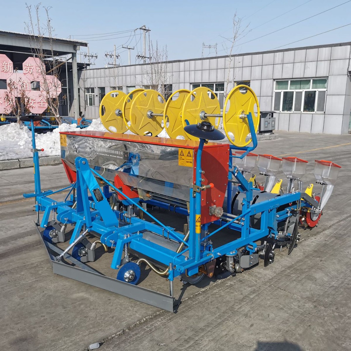 超宽膜机械式精量棉花铺膜播种机