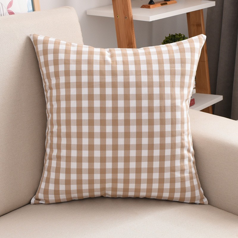 Cojín de asiento de algodón y lino para oficina y sofá