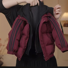 外贸儿童羽绒棉服冬装加厚连帽外套男女宝假两件保暖棉衣棉袄直播