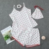 Vest for adults heart-shaped, storage bag, hair rope