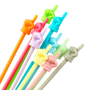 Macaron Color Early Education Kidsren's Finger Reading Stick for Kidsren Reading Cute Creative Finger Teaching Stick Whip Indicator Stick