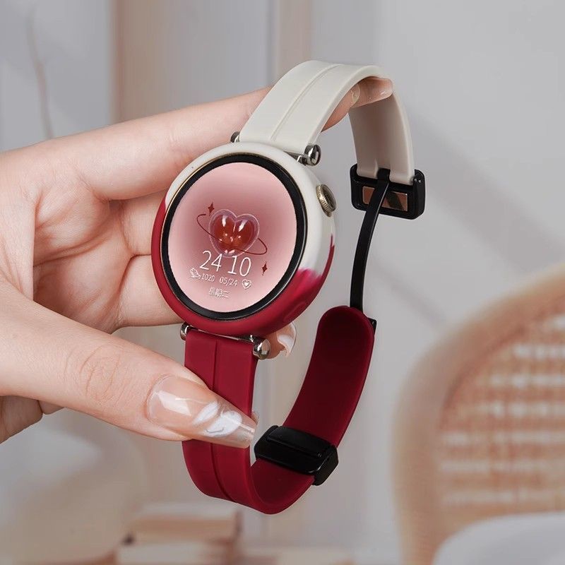 双支付圆屏智能电话手表女款ins小众运动手环NFC适用IOS安卓手机