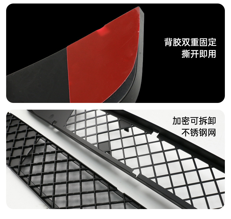 Suitable for Tesla's New Detachable Insect-Proof Net Modely Special Snap-On Front Air Vent Net Dust Cover Accessories