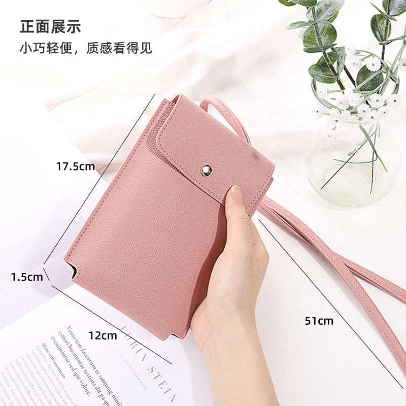 Bolso bandolera mini estilo coreano para mujer, nuevo modelo 2024, moderno, versátil, vertical, pequeño.