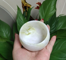批发蓝田玉白玉玉石大号茶杯 功夫茶蓝田玉杯子套装 商务礼品酒杯
