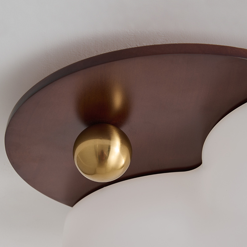 Lámpara de dormitorio de nube de viento de mediana edad Lámpara de techo Lámpara de habitación para niños de viento crema