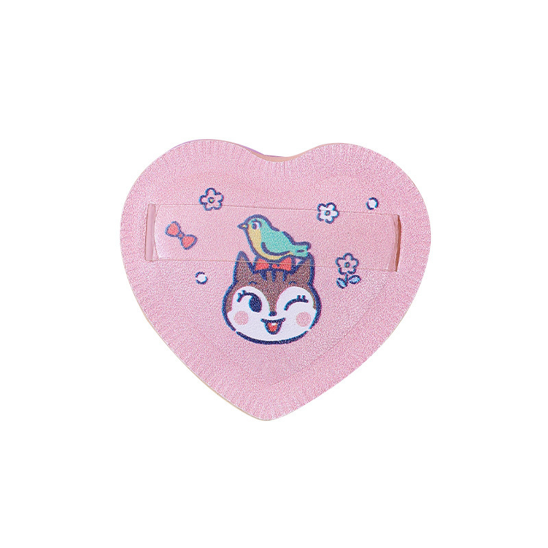 Fábrica personalizada amor malvavisco soplo de polvo cojín de aire seco y húmedo de doble uso sin polvo esponja de maquillaje de poliuretano huevo de belleza