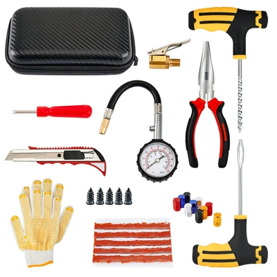 Repair Tool Set Vacuum | Repair kit - 11pcs-tire-repair-tool-kit