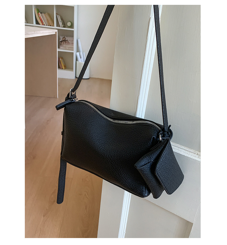 Large-capacity soft-faced single-shoulder bag for women, new style 2025, trendy and retro, stylish and fashionable, with a fashionable and high-quality crossbody bag undefined