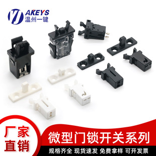 Door lock switch trash can plastic push type micro switch lock car glasses case buckle in stock wholesale