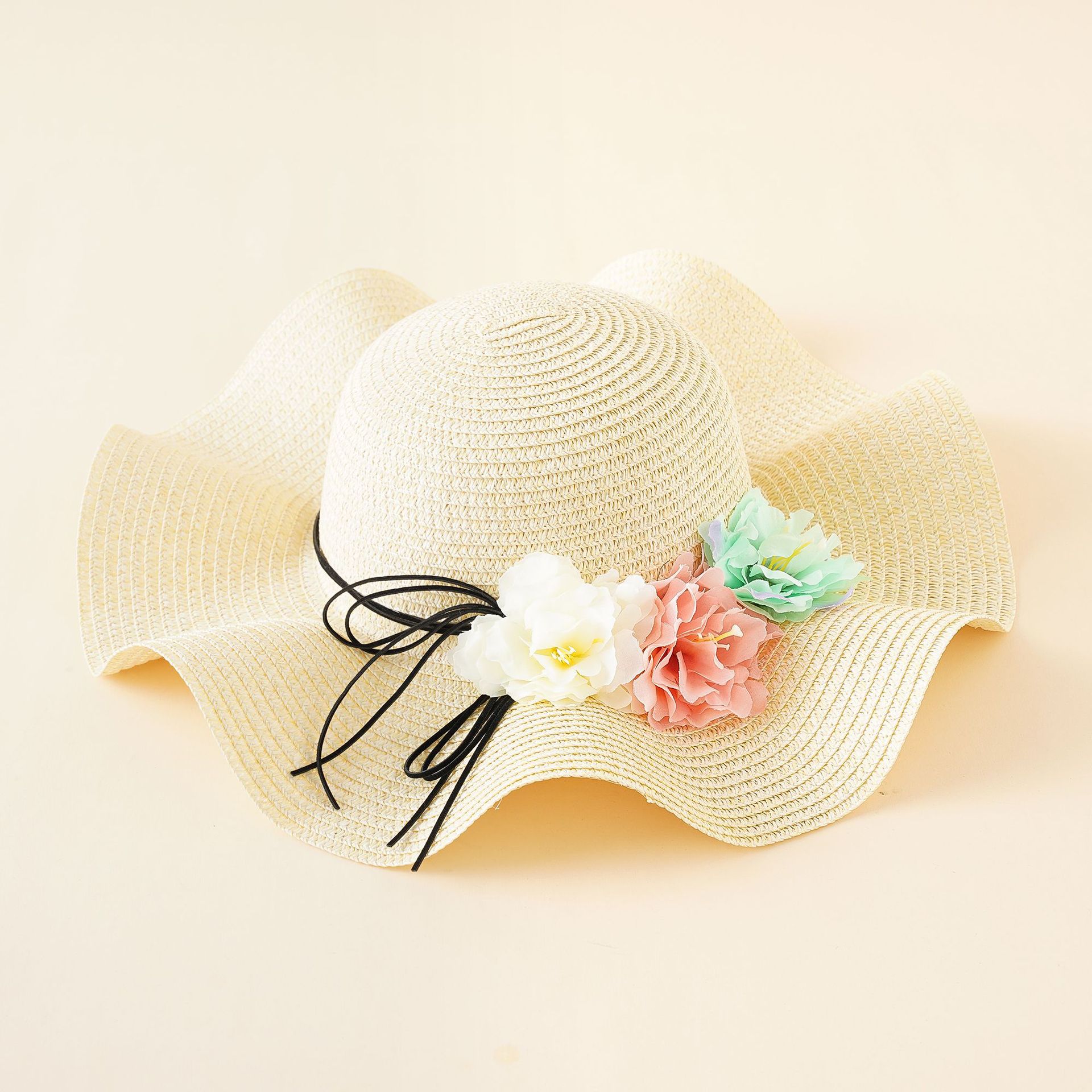 Sombrero femenino playa verano protección solar sombrero de paja de viaje ala grande Playa Sol sombrero verano moda coreana