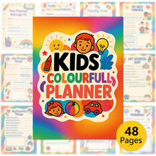 �羳��Ʒ KIDS COLOURFULL PLANNER ��ͯ���ÿ��Ӌ����S�ҬF؛