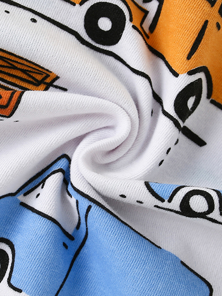 En stock malwee traje para niños otoño nuevo traje de dos piezas para niños europeos y americanos estilo occidental impreso pantalones de manga larga