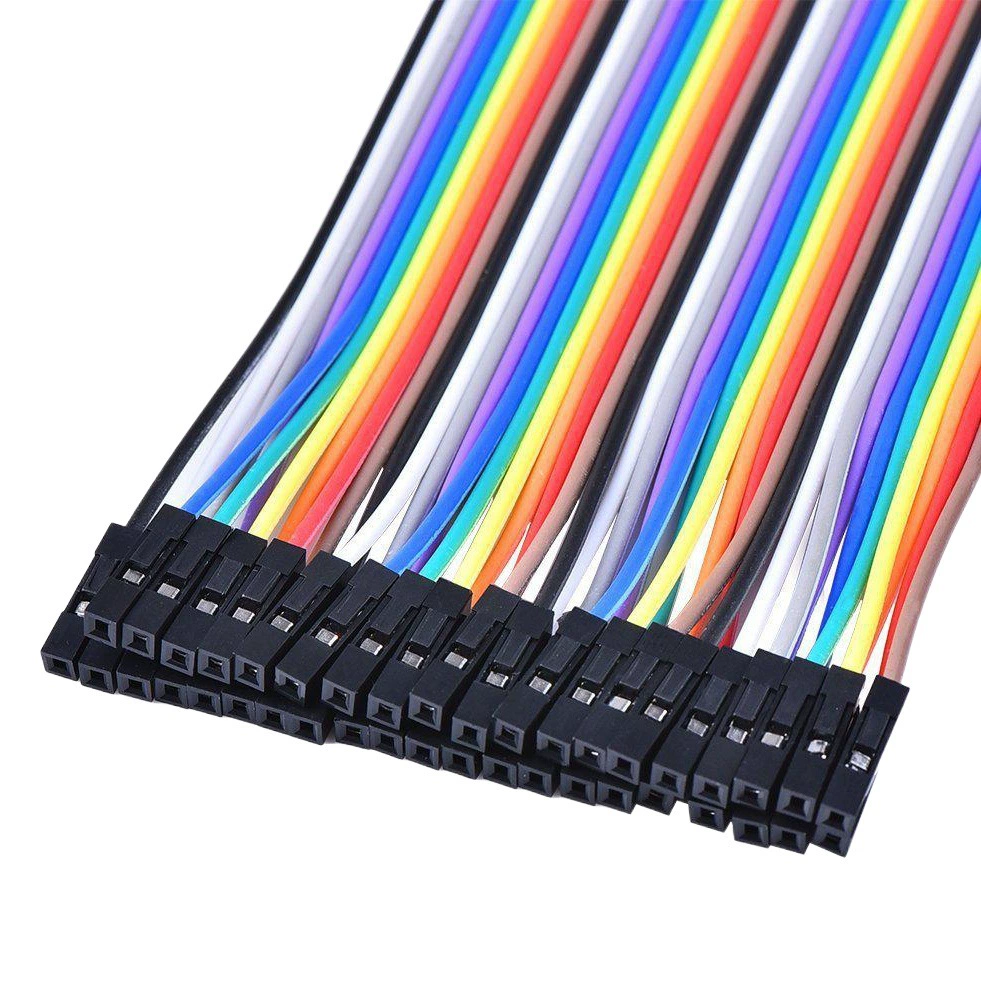 Линия DuPont от женщины к женщине от мужчины к мужчине 40P цветной кабель для подключения линии от мужчины к женщине 10/30/20/40 см