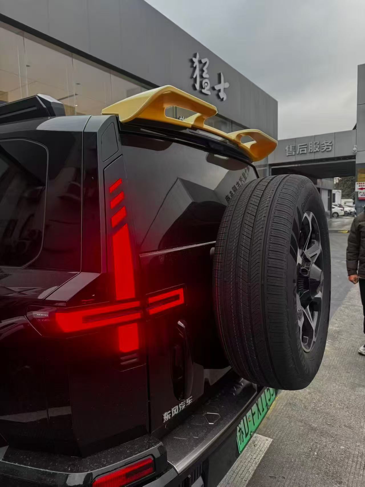 Suitable for Dongfeng Mengshi M817 Sports Rear Wing Modification, Roof Wind Wing, Roof Wing Appearance Decoration Modification Parts and Accessories