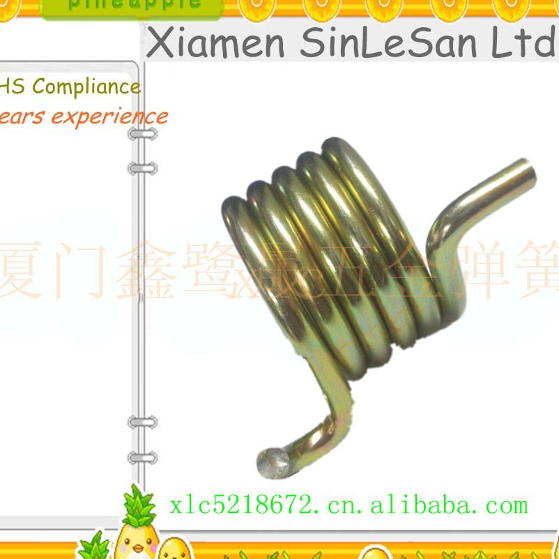 供应各种汽摩配扭转弹簧、汽配弹簧，来样加工