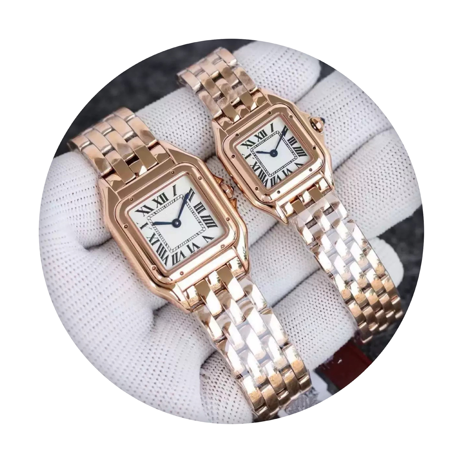 BV猎豹ins风小众精钢小方表时尚简约罗马面石英女表广州站西钟表