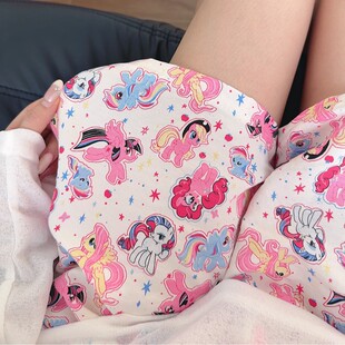 Pony, cartoon thin trousers, shorts
