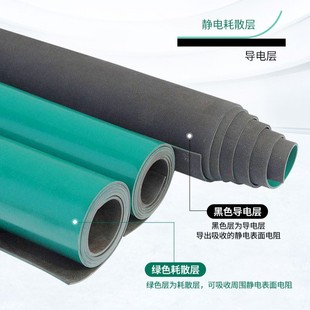 Customized Rubber Anti-Static Desk Mat Laboratory Anti-Static Workbench Mat Wear-Resistant and High-Temperature Resistant Electrostatic Leather Mat