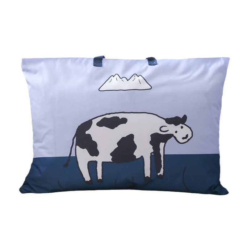 Kindergarten de tres piezas bolsa de almacenamiento de tela Oxford equipaje ropa bolsa de embalaje tarjeta de estudiante pase algodón edredón bolso