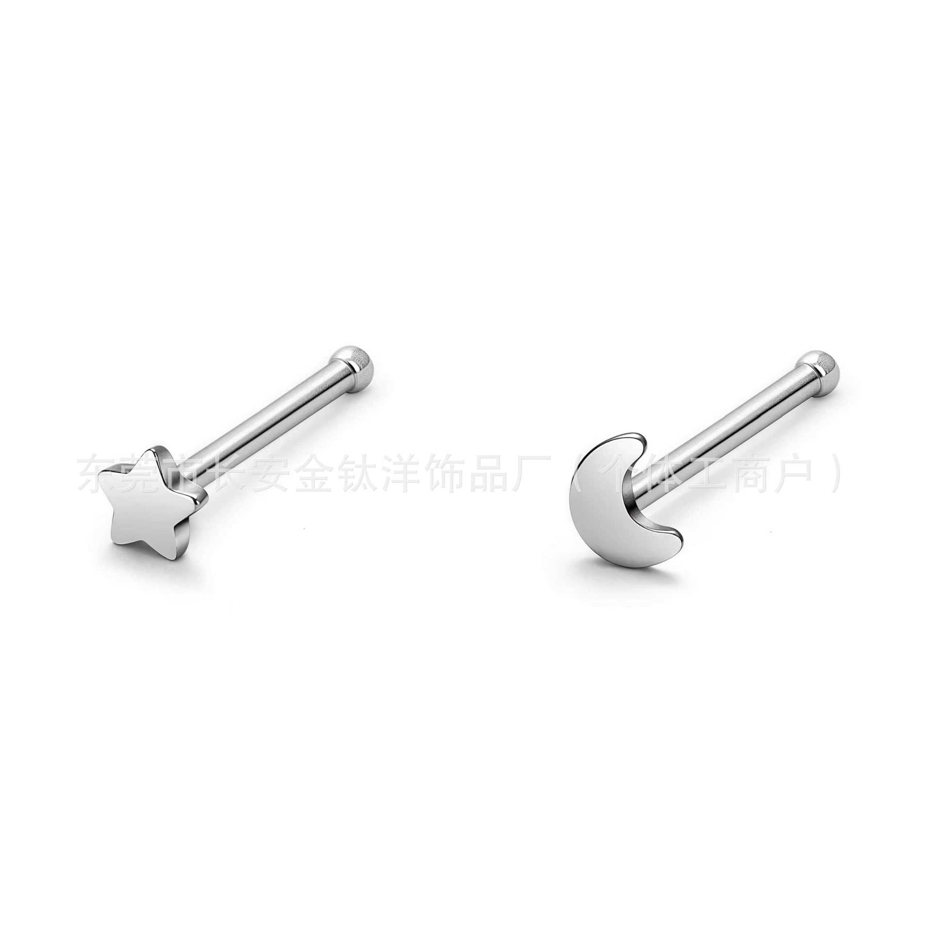 Labret piercing jewelry detail image