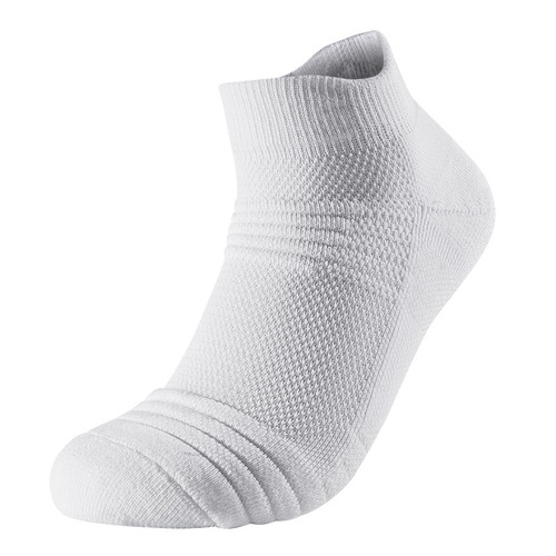 Men's sports basketball socks spring and summer breathable sweat-absorbent towel bottom thickened short mid-high tube running socks