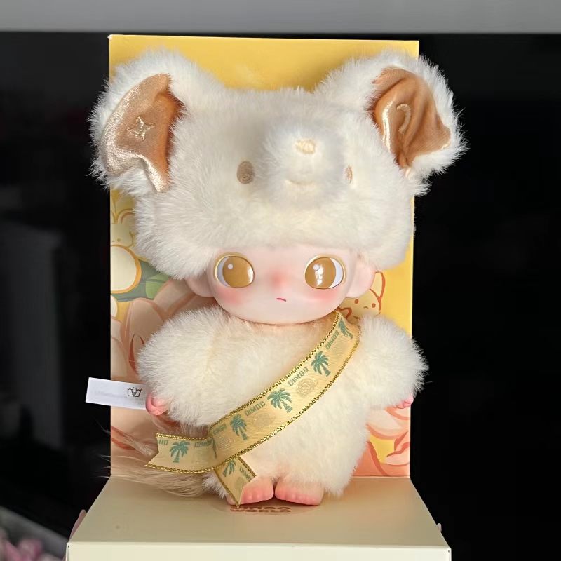 现货dimo限定小象心动特调搪胶毛绒可爱玩偶挂件盲盒潮玩礼物
