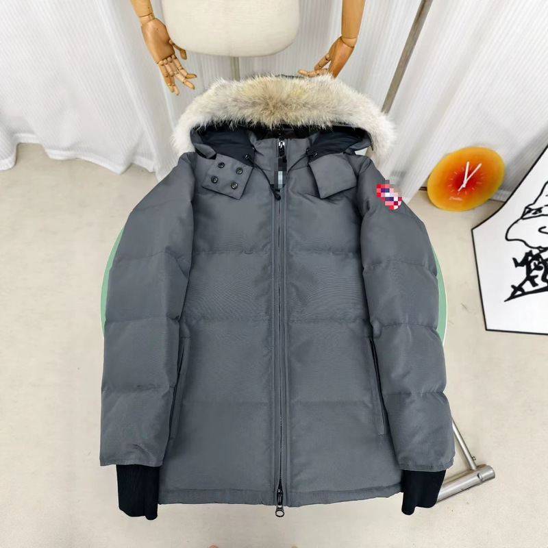 High-quality cross-border 04 model large white down jacket, thickened duck down, foreign trade export women's parka coat 3804L