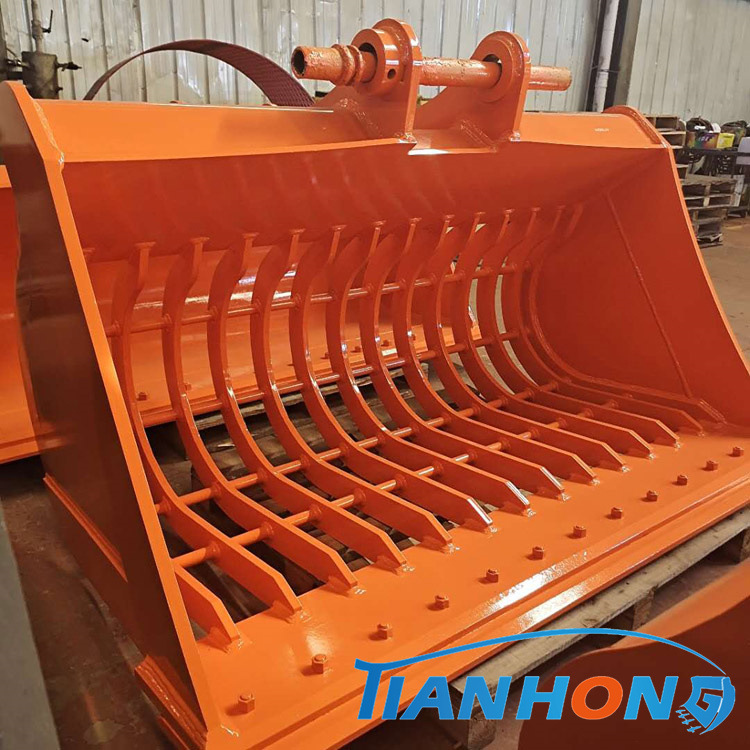 挖掘机筛斗 LG925D格栅斗 厂家制作1500宽挖斗 挖掘机格栅斗