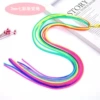 Colorful gradient color rope 2mm (5 outfit) with cards with card