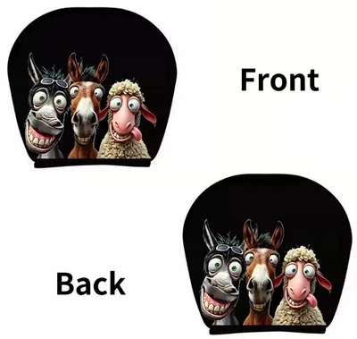 Universal seat cover behalf of customers, car seat cover - three-little-lambs-double-sided-printing-1-piece