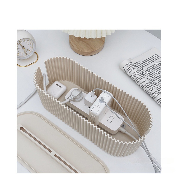 Caja de Almacenamiento para Escritorio - Beige