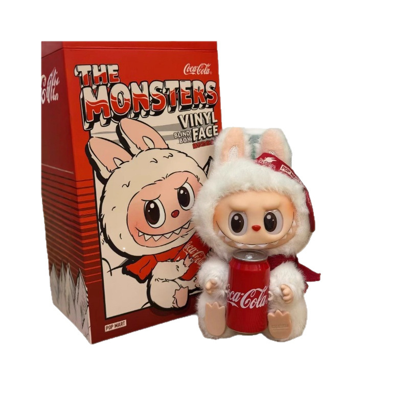 POP MART 第三世代ラブブ l コーラモデル POP MART シリーズ シットダウンパーティー トレンディなビニールぬいぐるみ ブラインドボックス|undefined