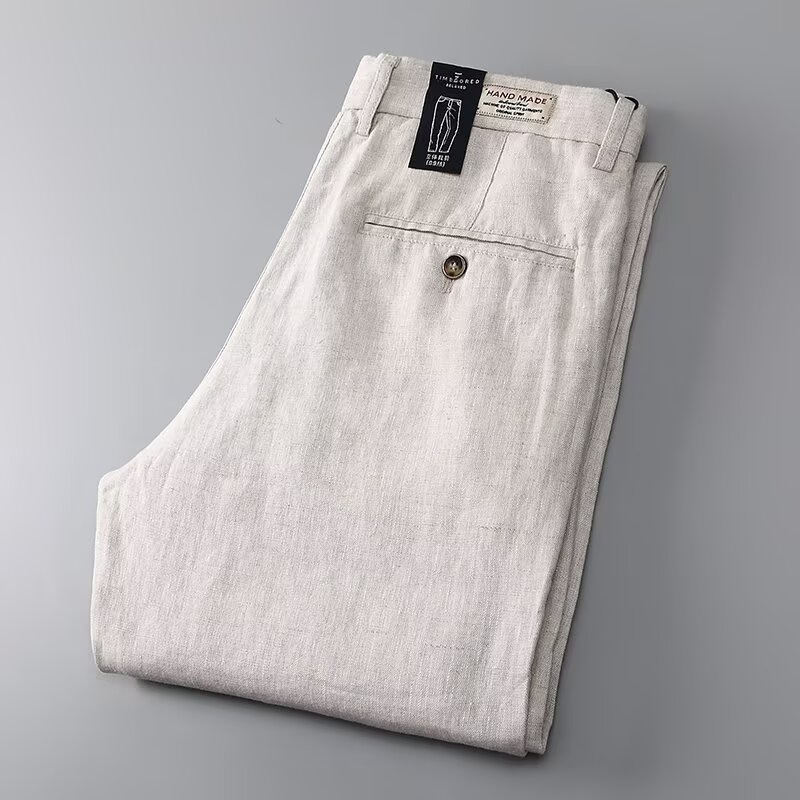 Men's Business Breathable Linen Pants Casual Pants 2026 New Summer Thin Loose Breathable Straight Cotton-Linen Trousers Men's Business Breathable Linen Pants Casual Pants 2026 New Summer Thin Loose Breathable Straight Cotton-Linen Trousers
