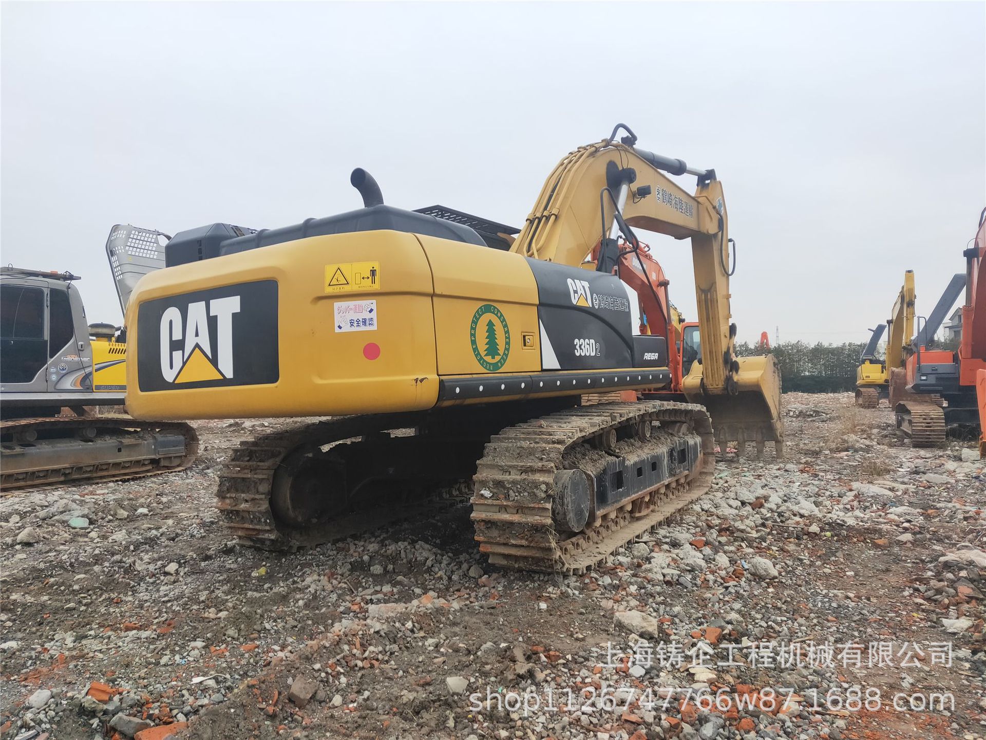 卡特彼勒CAT336D2挖掘机九成新钩机36吨挖机