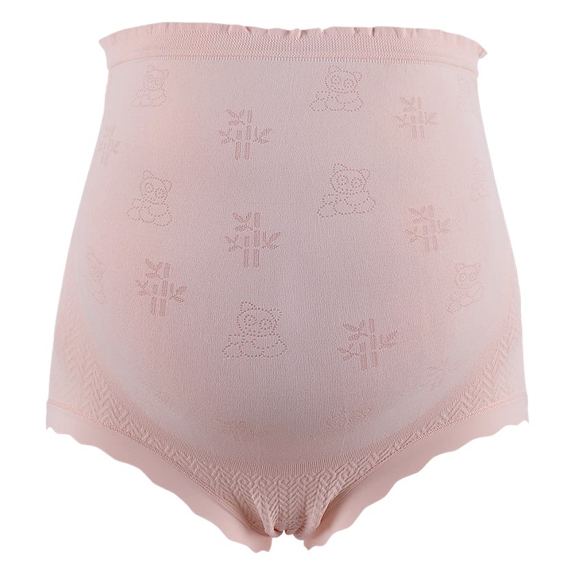 Ropa interior de las mujeres embarazadas algodón transpirable inferior entrepierna embarazada temprano, medio y tardío postparto corto sin costura cintura alta vientre apoyo ropa interior