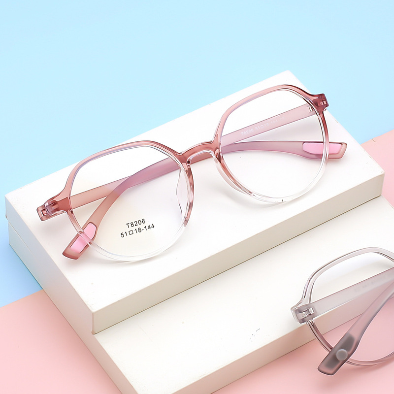 Tangyu Glasses Fashionable Screwless Tr Unisex Ultra-Light Frame for Prescription Lenses New Model Without Temple Pads T8206 Tangyu Glasses Fashionable Screwless Tr Unisex Ultra-Light Frame for Prescription Lenses New Model Without Temple Pads T8206