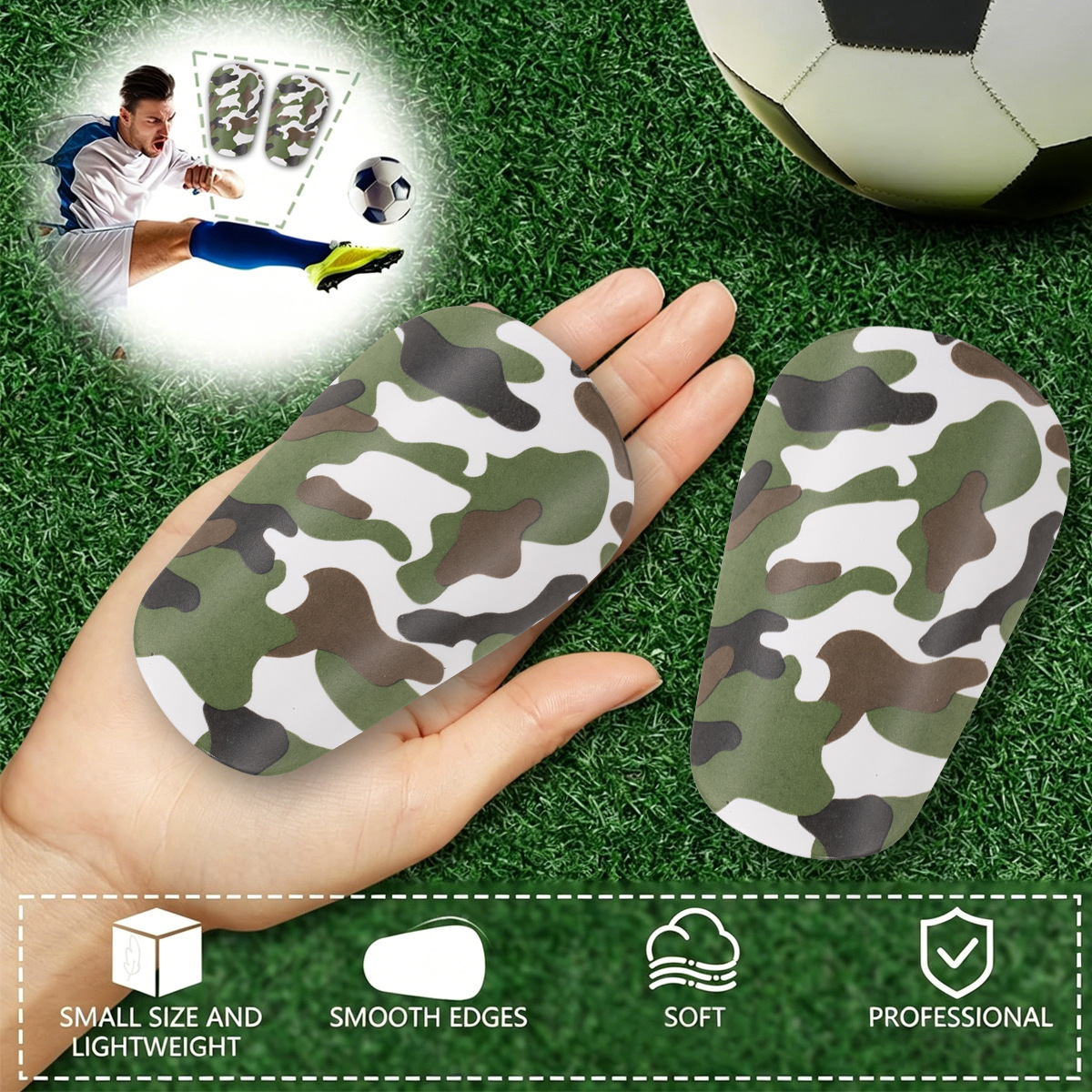 Football Shin Guard Children's and Adult Sports Protection Insert