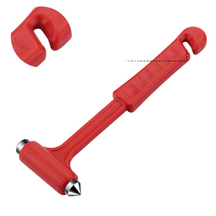 Martillo de seguridad del coche multifunción mini coche martillo de cristal ventana interruptor de emergencia martillo de escape del coche martillo de la vida