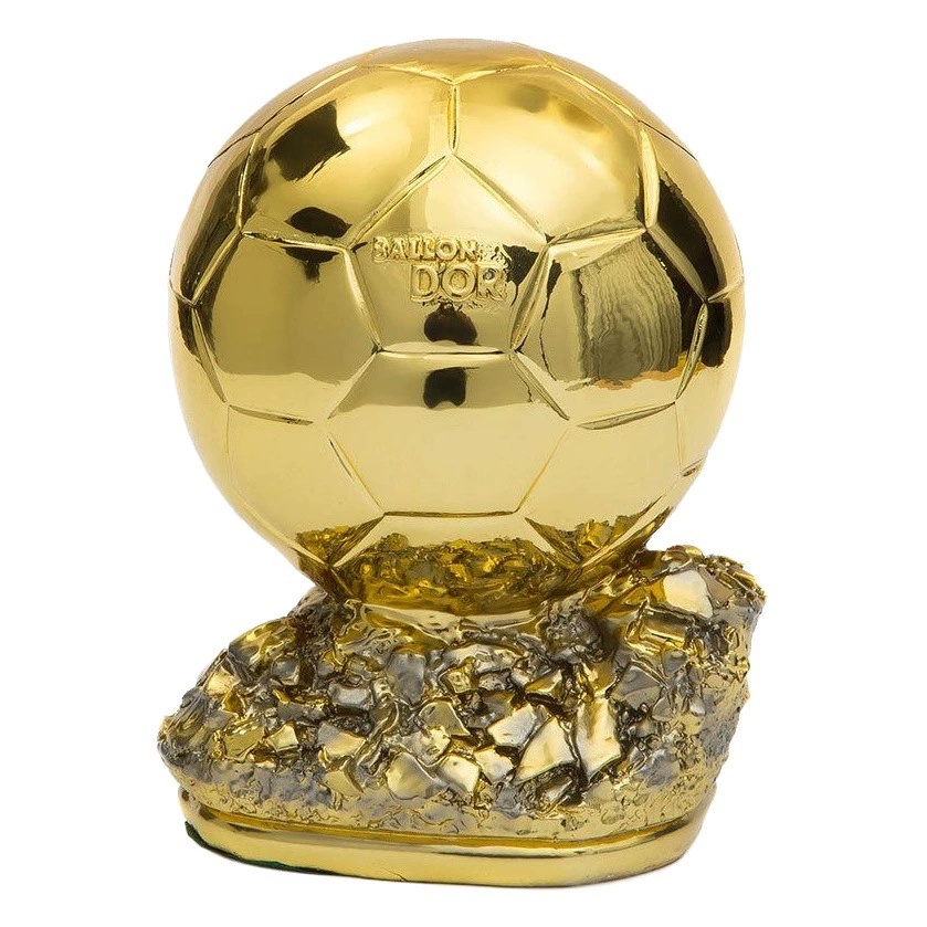 Футбольный фанат Золотой Глобус Футболист Трофи Роналду Месси Окружающий футбольный бар Украшение Сувенир