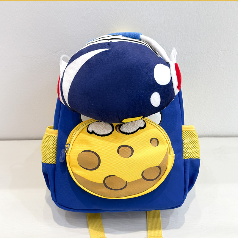 2025 nuevo jardín de infantes mochila para niños niñas lindas bolsas de peluche de aire extranjero mochila para niños niñas mochila pequeña