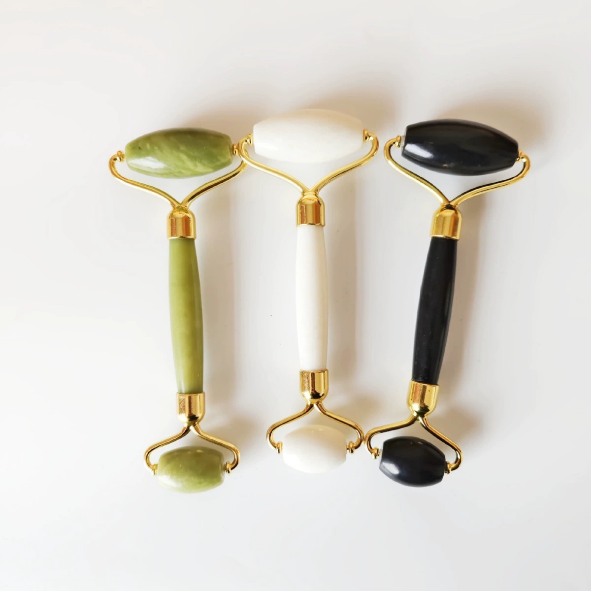 Оптовая продажа высокого качества нефритовый ролик, нефритовый ролик, цинковый сплав бесшумный массаж, массаж, палка, ролик